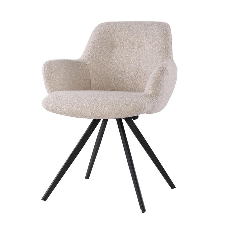 Doreen Boucle Beige, Huis en Inrichting, Stoelen, Eén, Overige kleuren