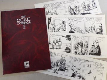 Ocke Ockinga deel 3 Luxe linnen hc + 4 originele stroken -, Nieuw
