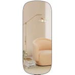 Gebogen Wandspiegel 120×47 cm – Frameloos Full-Length Design, Verzenden, Nieuw