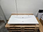 Wastafel 99 x 46 cm met 2 kraangaten (schade), Ophalen of Verzenden, Nieuw, Bad