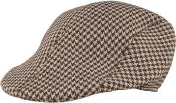 Roaring Twenties Platte Pet Beige Geruit, Ophalen of Verzenden, Nieuw