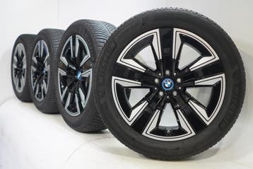 BMW iX3 G08 842 19 inch velgen Michelin Runflat Winterbanden, 19 inch, Gebruikt, Velg(en), Winterbanden