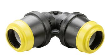Hawle knie 90°, Gastec QA, type K6425, 2x steek-25 mm, Verzenden, Nieuw