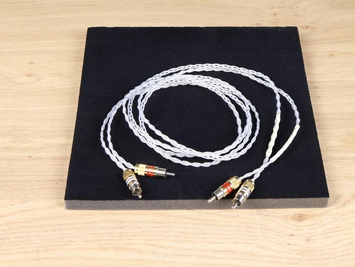 Kimber Kable KCAG silver audio interconnects RCA 1,2 metre, Audio, Tv en Foto, Audiokabels en Televisiekabels, Overige kabels