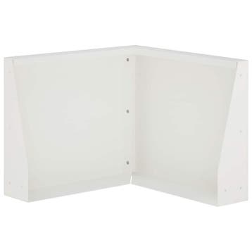 vidaXL Keerwand 50 x 50 x 50 cm Staal Wit, Verzenden, Nieuw