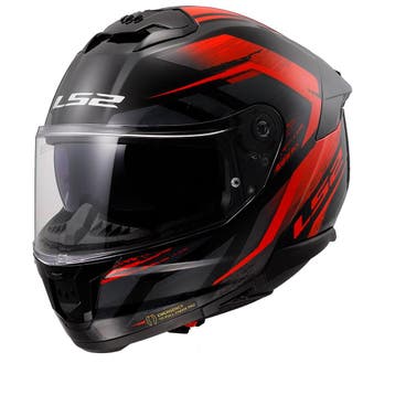 LS2 FF808 STREAM II FURY Zwart Rood-06 Integraalhelm, Integraalhelm, Nieuw met kaartje, Overige merken, Heren
