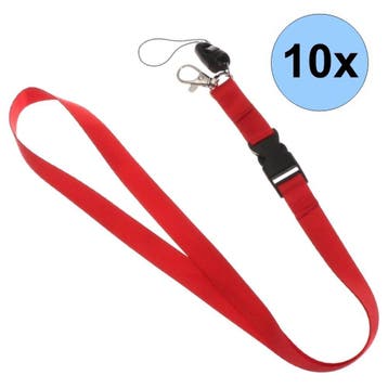 Fako Bijoux - Keycord - Lanyard - Sleutelkoord - Badgehouder, Verzamelen, Verzenden, Nieuw