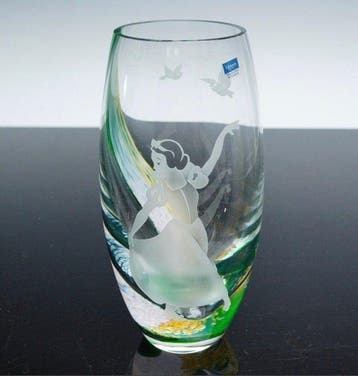 Caithness - Vaas - Kristal - Caithness Disney Bl-neige, Nieuw