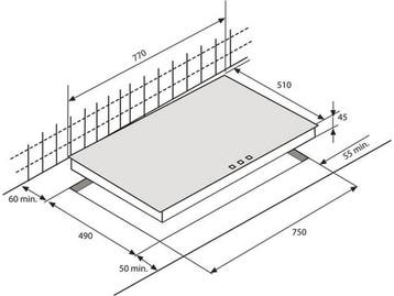 Beko HIC 85502 TX - Keramisch kookplaat - 5 kookzones -, Verzenden, Nieuw