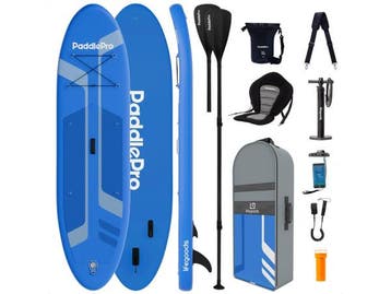 Veiling - LifeGoods PaddlePro SUP Board - met Zitje - 320x81, Nieuw