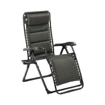 Travellife Barletta relax tuinstoel - donker grijs, Verzenden, Nieuw