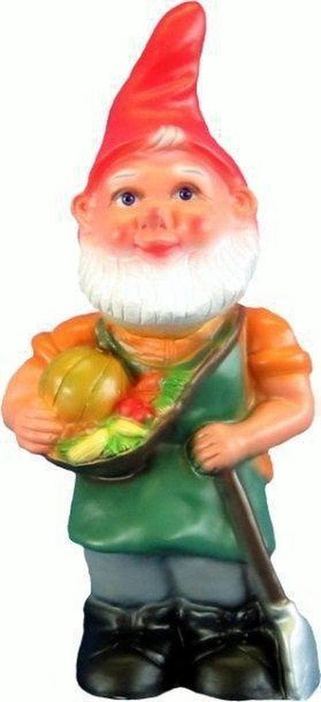 Tuinkabouter met groentekorf, Tuin en Terras, Bloempotten, Verzenden