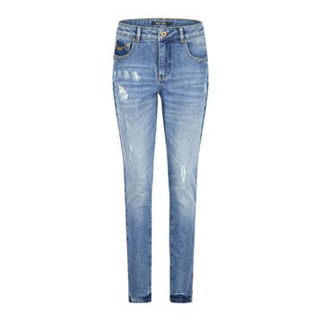 Marc Aurel • blauwe skinny jeans • 36, Kleding | Dames, Marc Aurel, Verzenden, Nieuw, Blauw