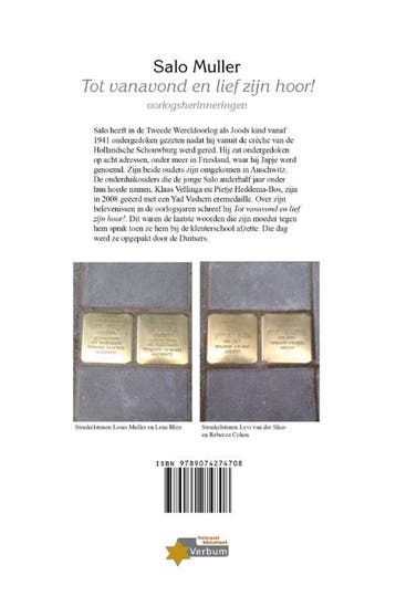 Tot vanavond en lief zijn hoor! / Verbum Holocaust, Verzenden, Zo goed als nieuw, Salo Muller