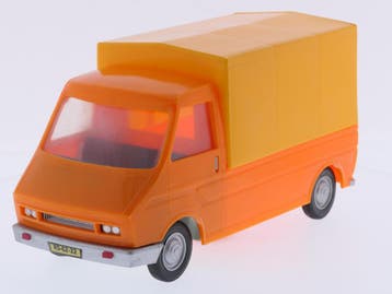 Schaal 1:25 VINTAGE FIAT 242 PICK-UP SERVICE VAN ANKER PI..., Ophalen of Verzenden, Gebruikt