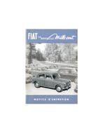1953 FIAT 1100 INSTRUCTIEBOEKJE FRANS, Auto diversen, Handleidingen en Instructieboekjes