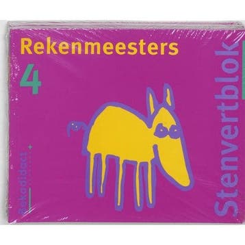 Stenvertblok  - Rekenmeesters set 5 ex 4 Leerlingenboek 9789, Verzenden, Zo goed als nieuw