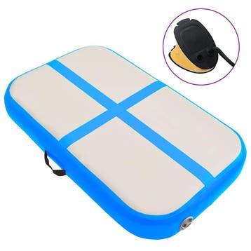 vidaXL Gymnastiekmat met pomp opblaasbaar 60x100x10 cm PVC, Verzenden, Nieuw