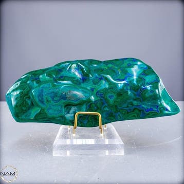 Natuurlijke ruwe azuriet, malachiet en chrysocolla Vrije