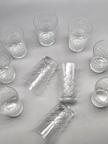 Drinkservies (10) - Kristal - Glazen voor amaro