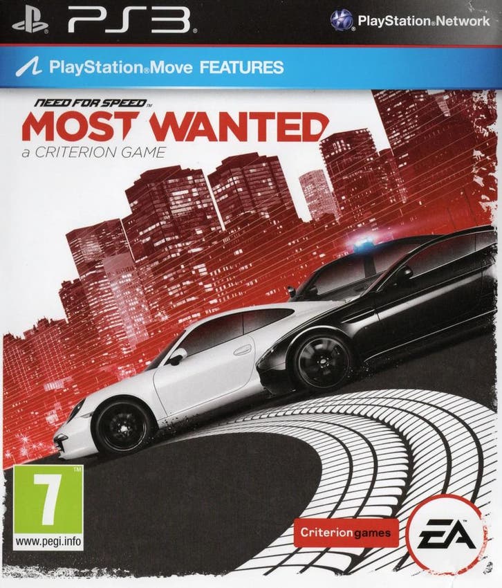 Need for Speed: Most Wanted - PlayStation 3 PS3 - PAL EUR -…, Spelcomputers en Games, Games | Sony PlayStation 3, Zo goed als nieuw