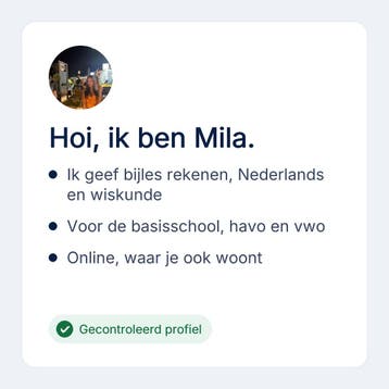 Online bijles rekenen, kennismaking zonder lesgeld, Privéles, Bijles