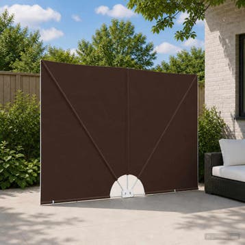 vidaXL Balkon Privacy Scherm 150 x 300 cm Polyester, Verzenden, Nieuw