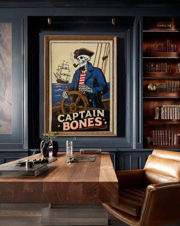 Flavia Delgado - CAPTAIN BONES XL, Antiek en Kunst