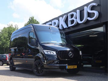 Zakelijke Lease |  Mercedes-Benz Sprinter 314 AUTOMAAT L2H2, Automaat, Gebruikt, Euro 6, Zwart
