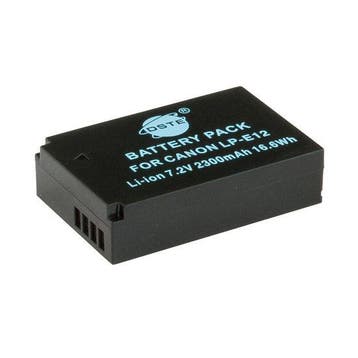 HL-E12 Accu Canon cameras - 2300 mAh Li-Ion Batterij, Ophalen of Verzenden, Nieuw