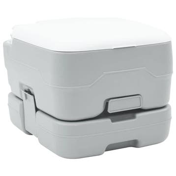 vidaXL Camping Toilet Grijs en Wit 41,5 x 36,5 x 30 cm, Verzenden, Nieuw