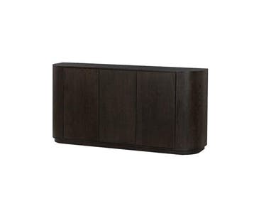 Dressoir Novero eiken Espresso 170cm, Ophalen of Verzenden, Nieuw