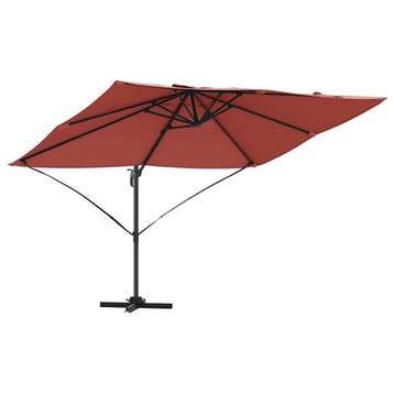 vidaXL Parasol 351 x 250 x 260 cm Polyester en Aluminium, Verzenden, Nieuw, 2 tot 3 meter