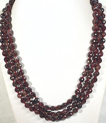Natuurlijke garnet uit Tanzania - ZEER LANG - bevordert