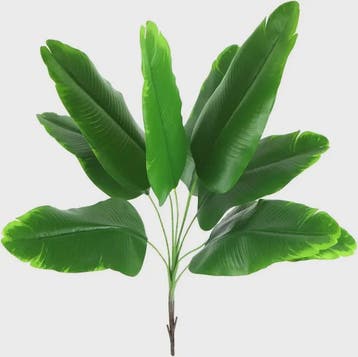 Artificial Plant Fake Banana Tree Leaves with Stems Greenery, Huis en Inrichting, Verzenden