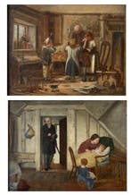 Matthew James Lawless (1837-1864) - Allerlaagste tafereel, Antiek en Kunst