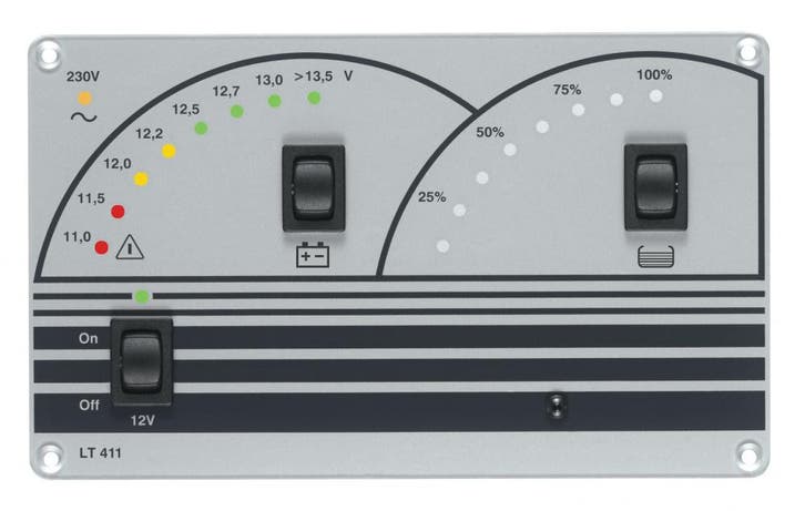 Schaudt Controlepaneel 12V DC  LT 411, Caravans en Kamperen, Camper-accessoires, Nieuw, Ophalen of Verzenden