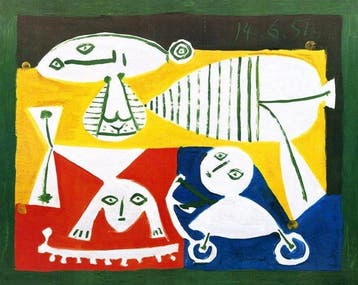 Pablo Picasso - “Mére et enfants jouant, 1951”. Copyright: