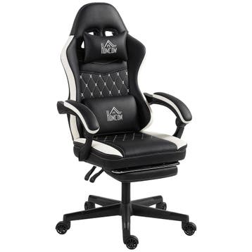Gaming-stoel Met Voetensteun, Computerstoel Met Hoofdsteun &, Verzenden, Nieuw