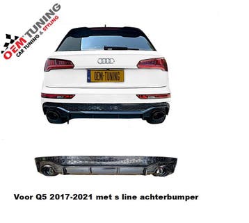 Diffuser Q5 FY/FY.5 SUV | RS-Style | 17-25 | (NON-) S-Line, Nieuw, Achter, Bumper, Audi