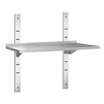 GGM Gastro | RVS wandplank PREMIUM - 800x400mm | WBK84 |, Verzenden, Nieuw in verpakking, RVS Meubilair