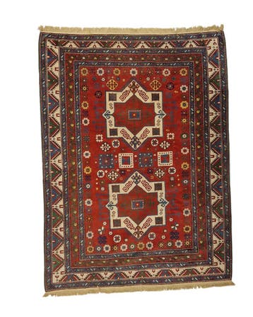 Perzisch tapijt Kazach 280x200 wollen vloerkleed Azerbijan, Perzisch tapijt wollen vloerkleed handgeknoopt kazach , Ophalen of Verzenden