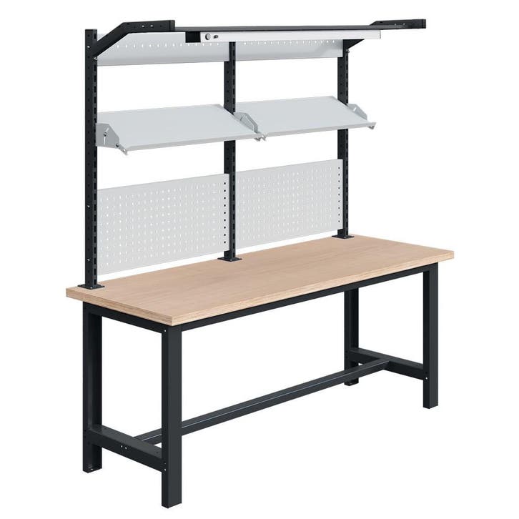 Aanbieding: Werkbank Sofame multiplex 40mm 2000x750x840mm, Doe-het-zelf en Verbouw, Werkbanken, Nieuw