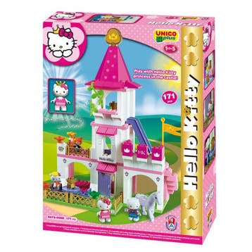Hello Kitty kasteel - 171 delig, Verzenden, Nieuw