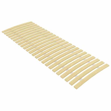 vidaXL Lattenbodem met 24 latten 70x200 cm, Huis en Inrichting, Bruin, Verzenden, Nieuw, 200 cm