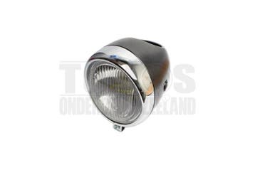 Koplamp unit rond zwart ei model 130mm GUIA universeel, Fietsen en Brommers, Ophalen of Verzenden, Nieuw, DMP