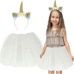 Unicorn Verkleedset Kind – Carnaval Outfit met Glitters &, Ophalen of Verzenden, Nieuw