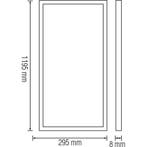 LED Paneel - 30x120 Helder/Koud Wit 6400K - 36W Inbouw, Ophalen of Verzenden, Nieuw, Minder dan 50 watt, Lamp met armatuur
