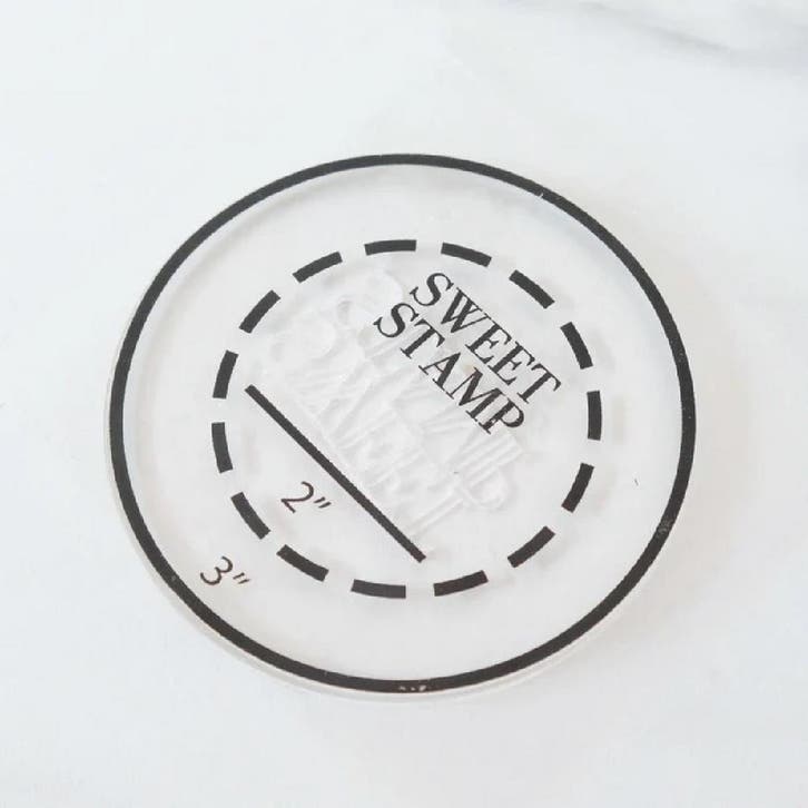Sweet Stamp Pickup Pad Rond, Hobby en Vrije tijd, Taarten en Cupcakes maken, Nieuw, Verzenden