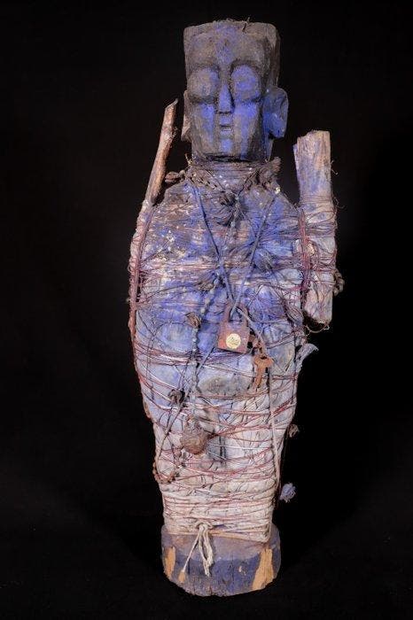 Figuur - Fon Beschermingsstandbeeld - 59 cm - Benin, Antiek en Kunst, Kunst | Niet-Westerse kunst